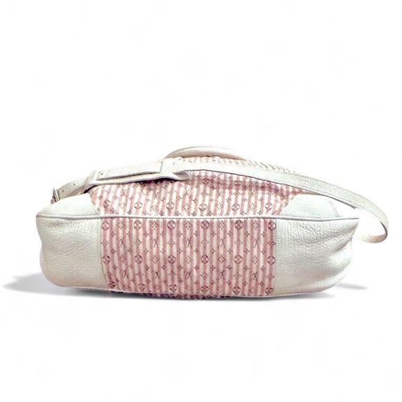 Louis Vuitton Monogram Mini Lin Croisette Marina PM Handbag 2 Way Rouge Pink - Picture 5 of 16